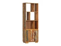 Estantería madera maciza reciclada 60x35x180 cm