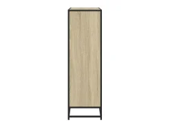 Estantería madera y metal roble Sonoma 97,5x33x107,5 cm