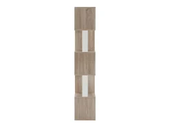 Estantería Maldivas 5 huecos color Roble/Blanco