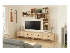 Estantería modular de pino macizo Dinamic 2 estantes