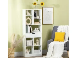 Estantería para libros blanco 60x26x158 cm HOMCOM