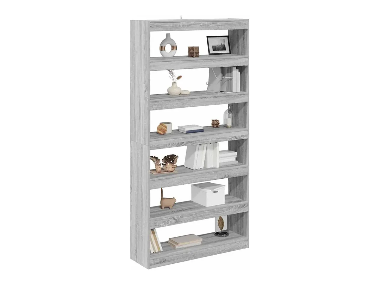Estantería para libros Gris sonoma 100 x 30 x 198 cm