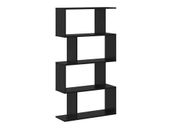 Estantería para libros Negro 70 x 24 x 129 cm