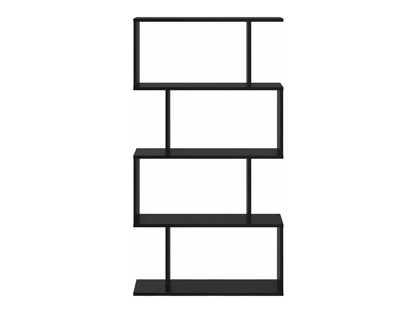 Estantería para libros Negro 70 x 24 x 129 cm