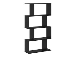 Estantería para libros Negro 70 x 24 x 129 cm