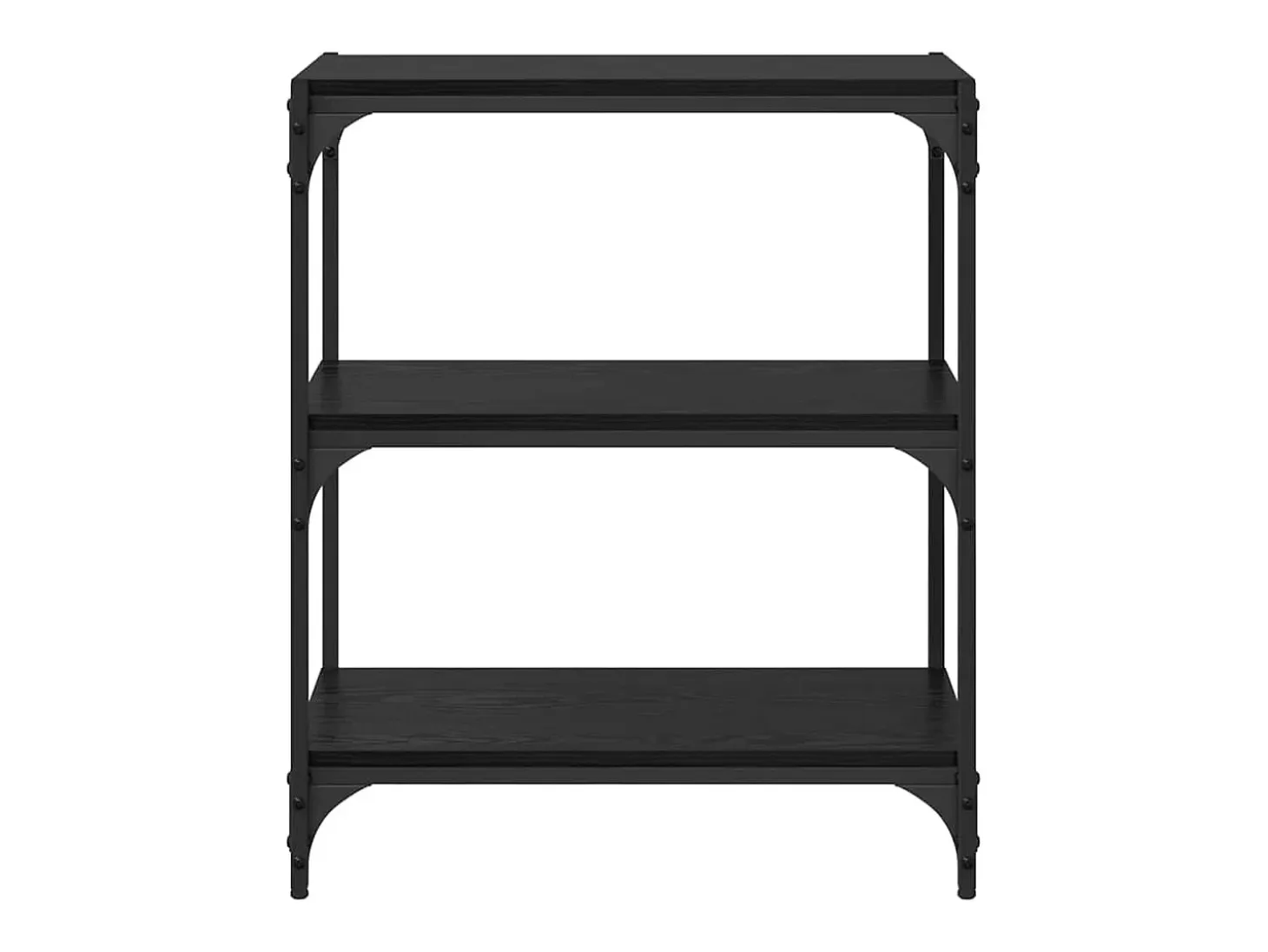 Estantería para libros Roble negro 60 x 33 x 71 cm