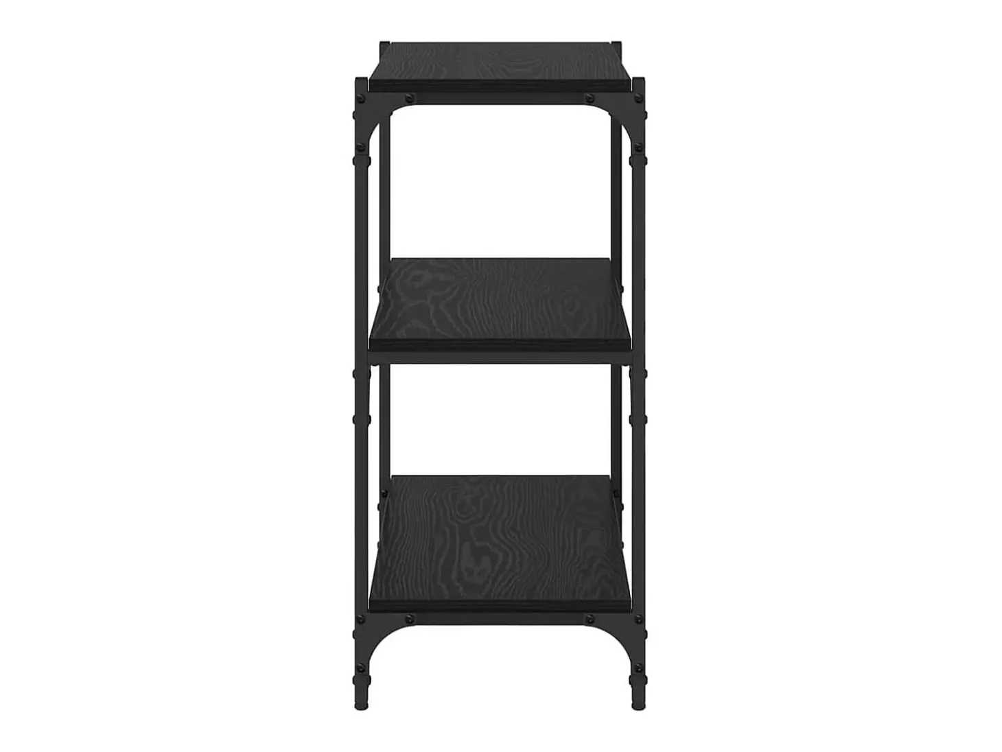 Estantería para libros Roble negro 60 x 33 x 71 cm