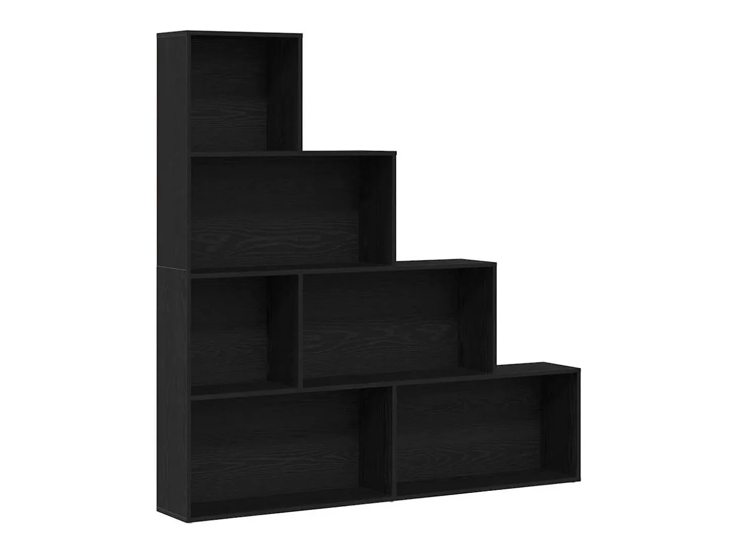 Estantería para libros Roble Negro 155 x 24 x 160 cm