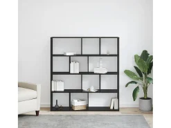 Estantería para libros Roble negro 132 x 29 x 141.5 cm