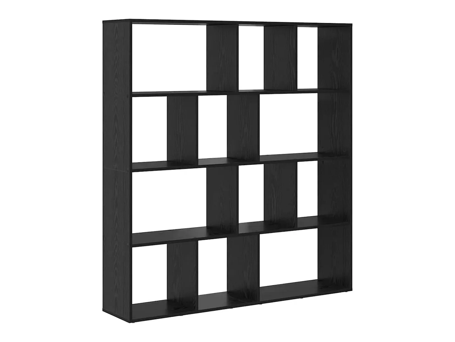 Estantería para libros Roble negro 132 x 29 x 141.5 cm