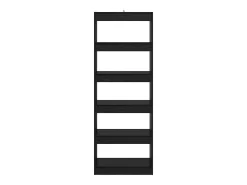 Estantería para libros Roble negro 60 x 30 x 166 cm