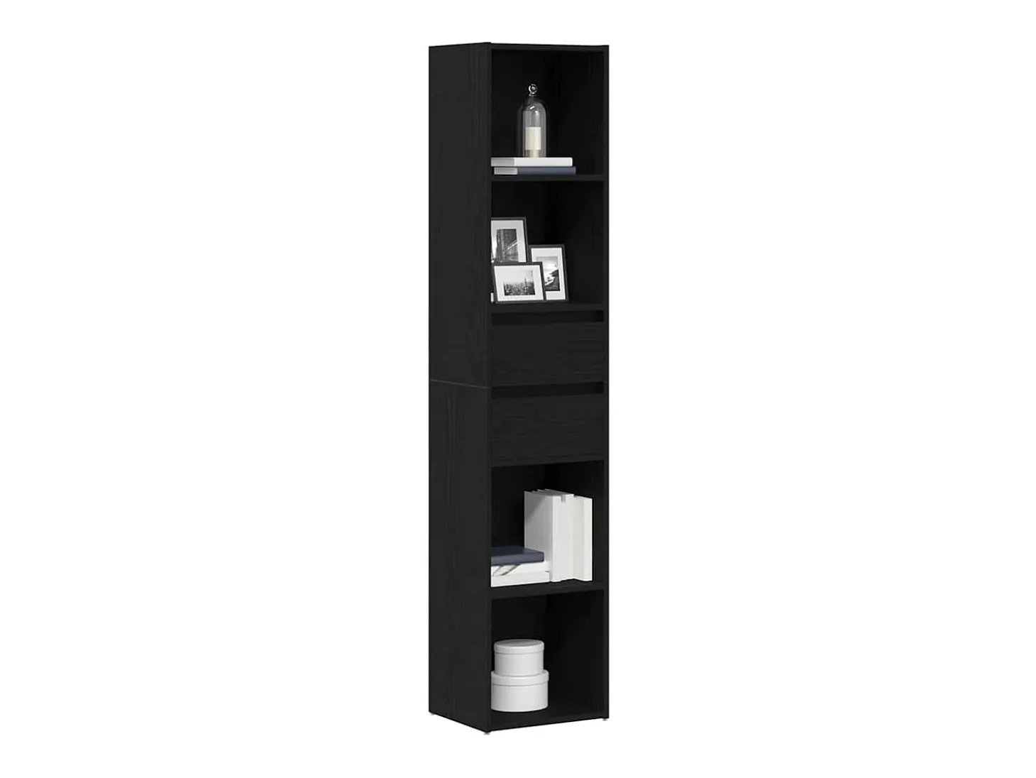 Estantería para libros Roble negro 36 x 30 x 171 cm