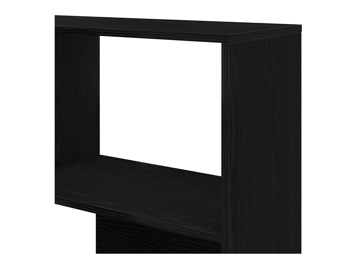Estantería para libros Roble negro 140 x 30 x 140 cm