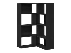 Estantería para libros Roble negro 140 x 30 x 140 cm
