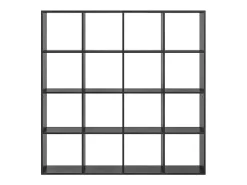 Estantería para libros Roble negro 137.5 x 29 x 137.5 cm