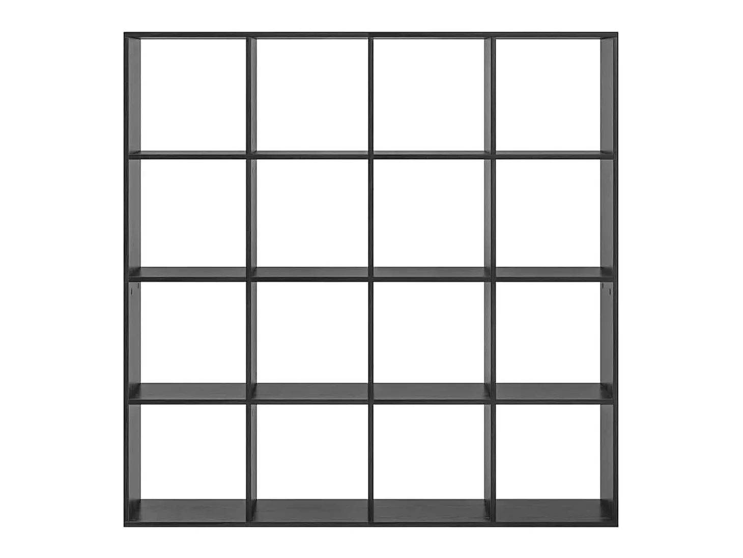 Estantería para libros Roble negro 137.5 x 29 x 137.5 cm