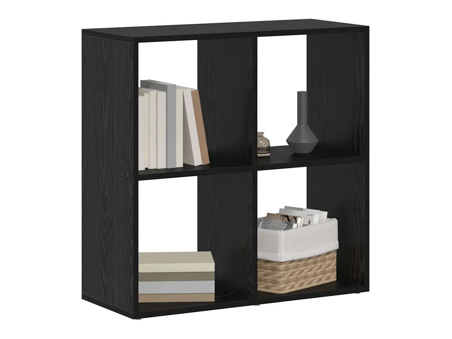Estantería para libros Roble negro 69.5 x 29 x 69.5 cm