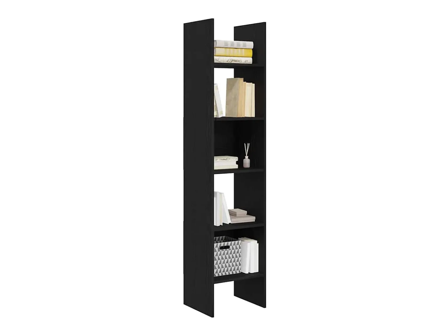 Estantería para libros Roble negro 40 x 35 x 180 cm