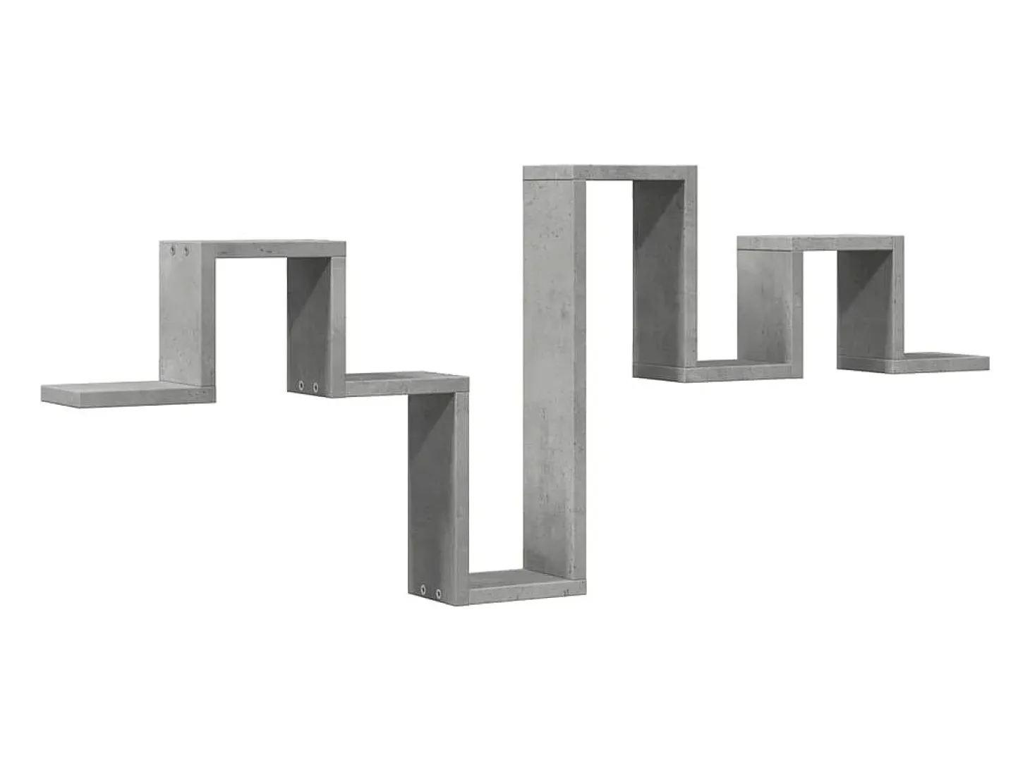 Estantería pared madera ingeniería gris hormigón 104,5x10x43 cm ES931916