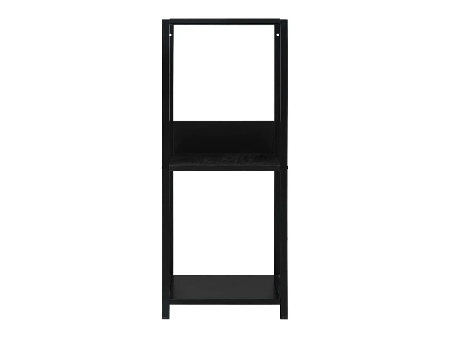 Estantería pequeña aglomerado negro 33,5x39,6x79,7 cm