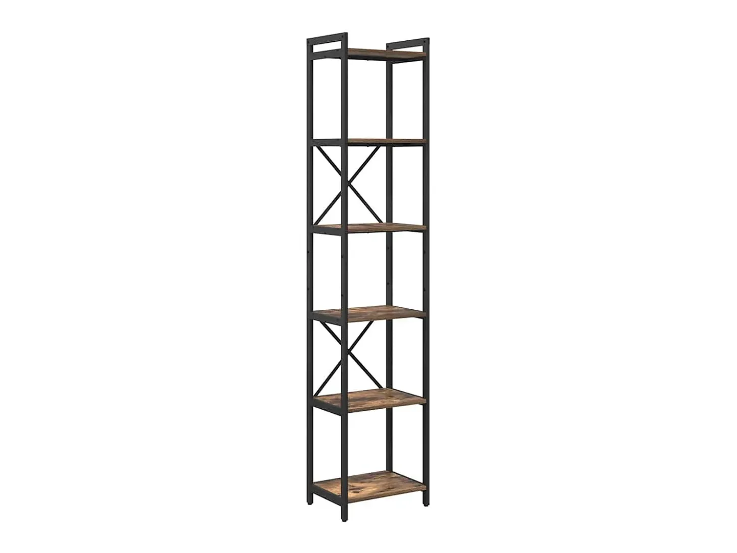 Estantería Roble ahumado 40 x 30 x 188 cm Madera contrachapada