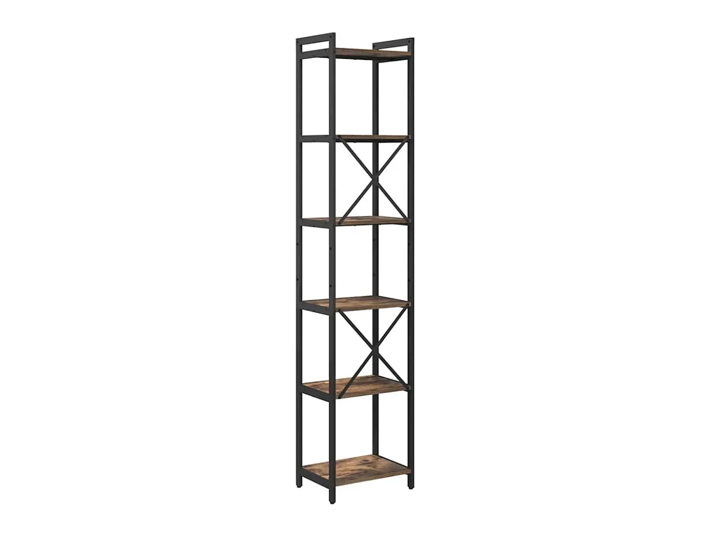 Estantería Roble ahumado 40 x 30 x 188 cm Madera contrachapada