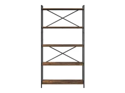 Estantería Roble ahumado 80 x 30 x 153 cm Madera contrachapada