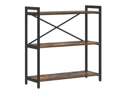 Estantería Roble ahumado 80 x 30 x 83 cm Madera contrachapada