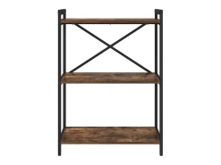 Estantería Roble ahumado 60 x 30 x 83 cm Madera contrachapada