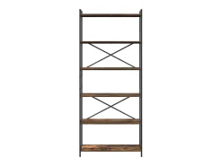 Estantería Roble ahumado 80 x 30 x 188 cm Madera contrachapada