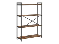 Estantería Roble ahumado 80 x 30 x 118 cm Madera contrachapada
