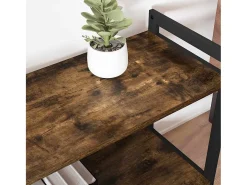Estantería Roble ahumado 80 x 30 x 48.5 cm Madera contrachapada