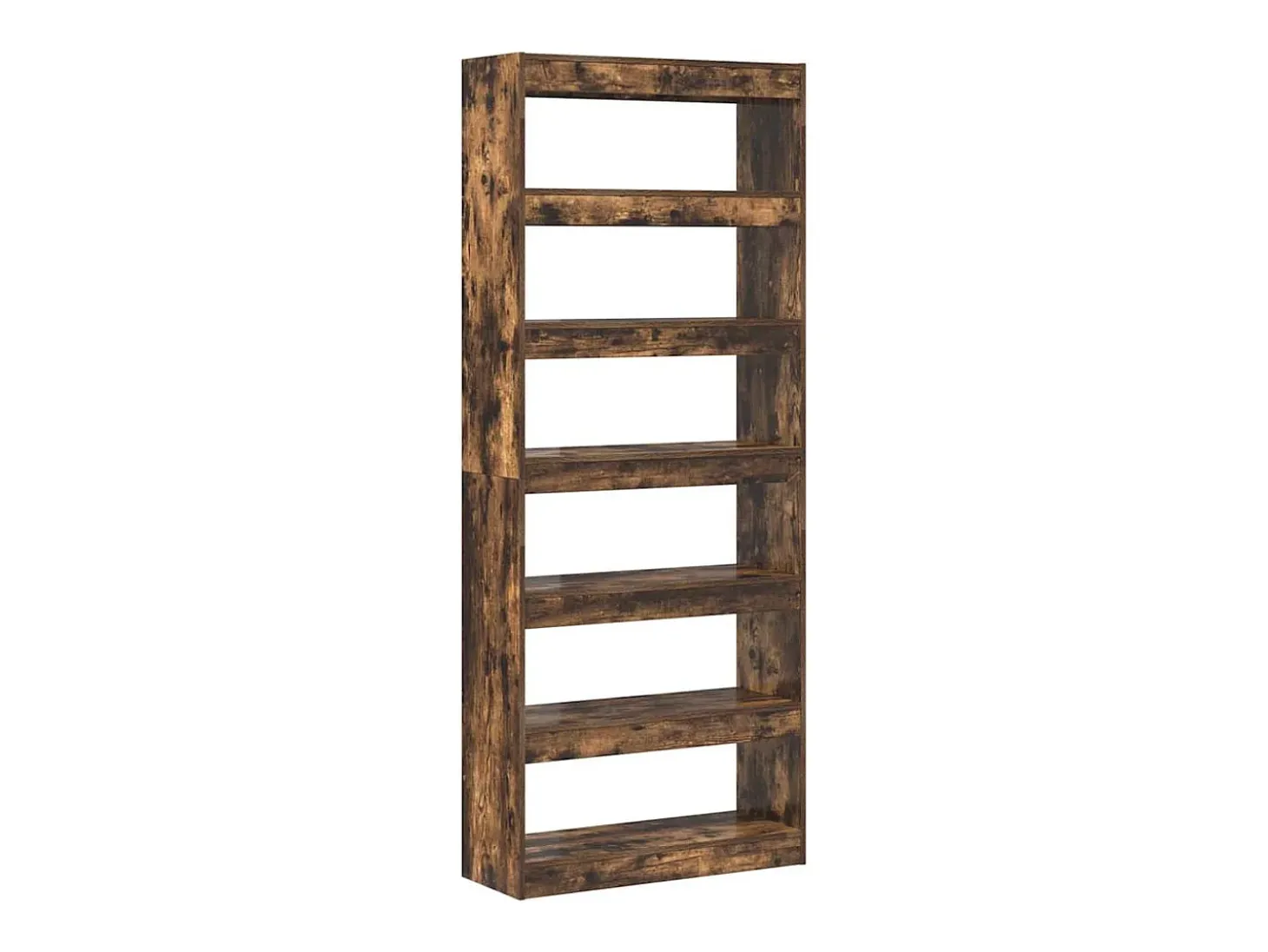 Estantería Roble ahumado 80 x 30 x 198 cm Madera contrachapada