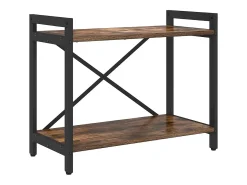 Estantería Roble ahumado 60 x 30 x 48.5 cm Madera contrachapada