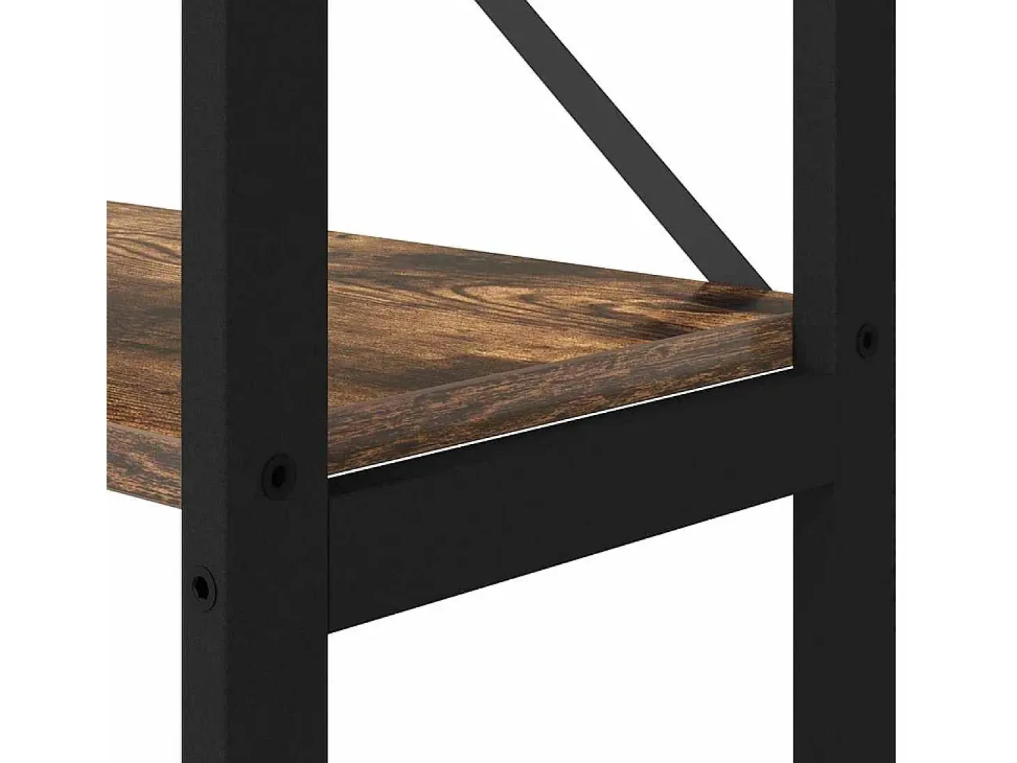 Estantería Roble ahumado 40 x 30 x 153 cm Madera contrachapada