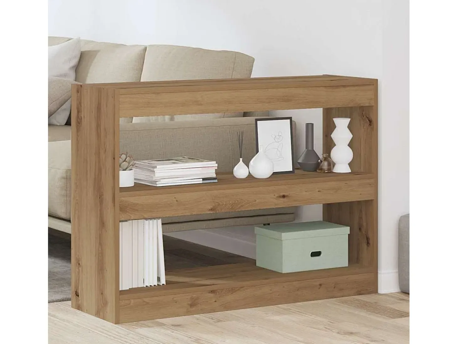 Estantería Roble artisan 100 x 30 x 72 cm Madera contrachapada