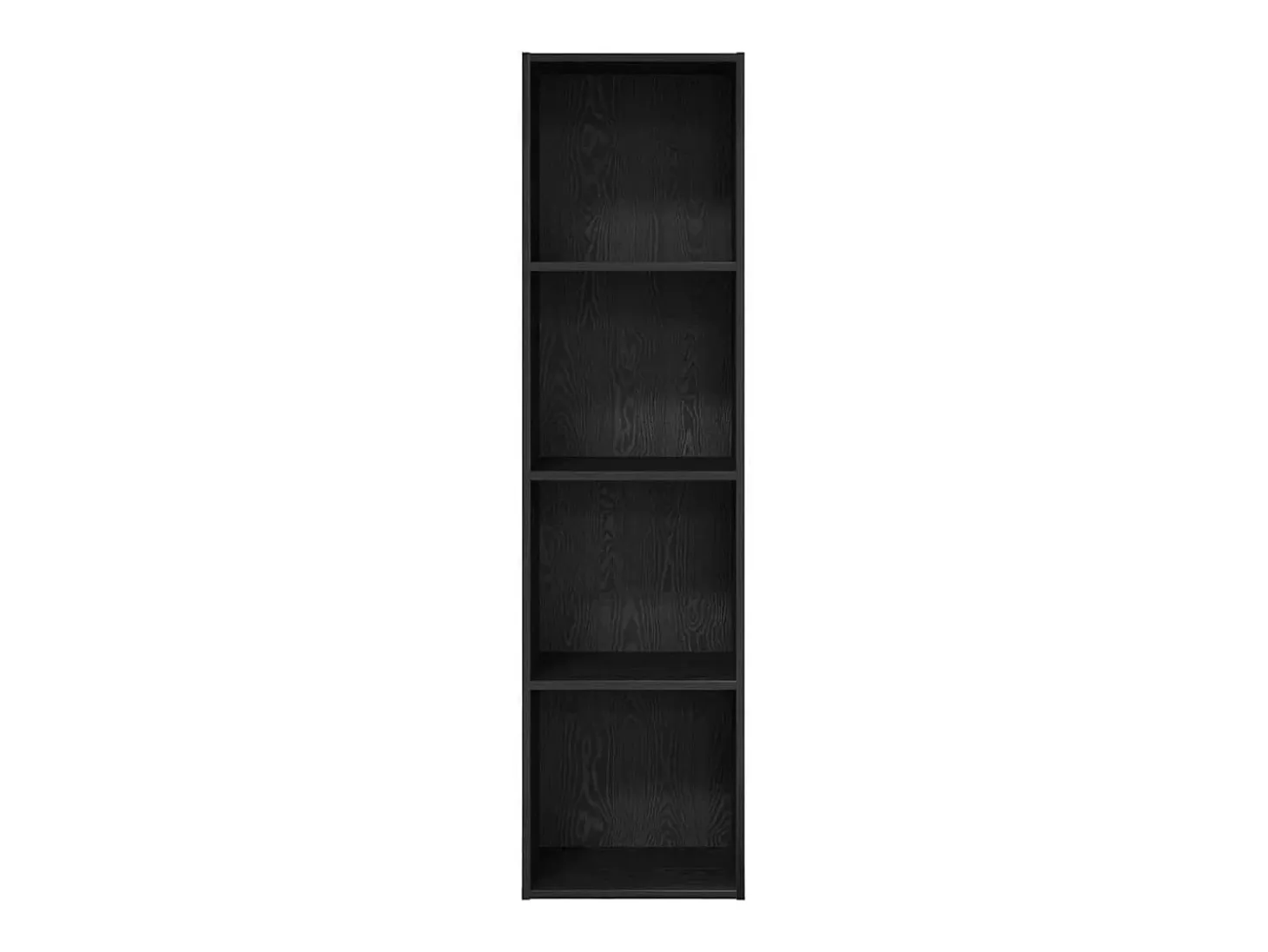 Estantería Roble negro 40 x 30 x 152 cm Madera contrachapada
