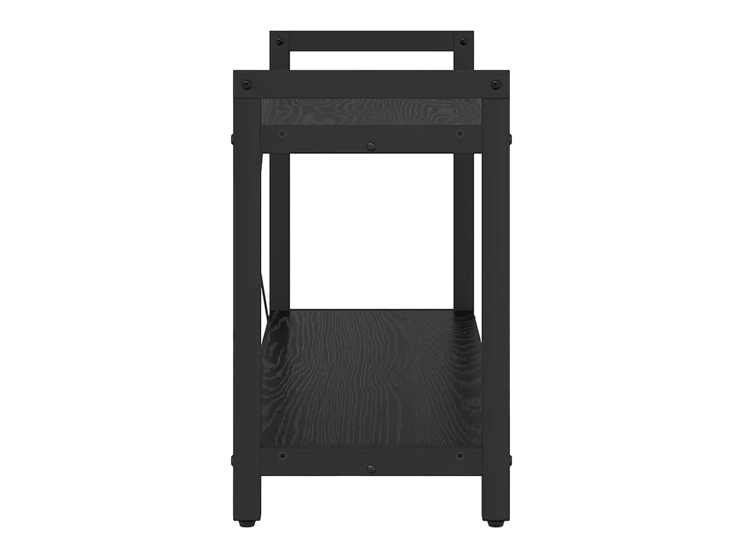Estantería Roble negro 80 x 30 x 48.5 cm Madera contrachapada
