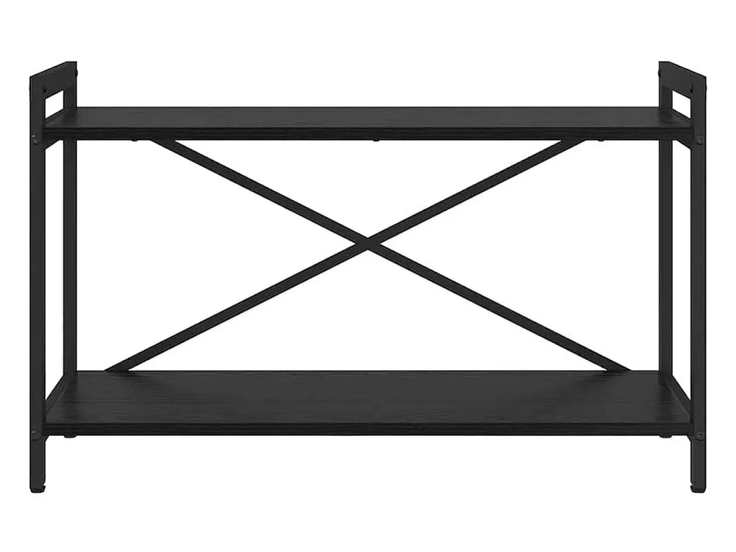 Estantería Roble negro 80 x 30 x 48.5 cm Madera contrachapada