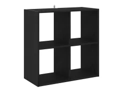 Estantería Roble negro 68.5 x 32 x 68.5 cm Madera contrachapada