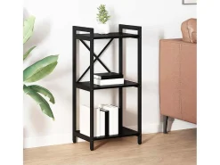 Estantería Roble negro 40 x 30 x 83 cm Madera contrachapada