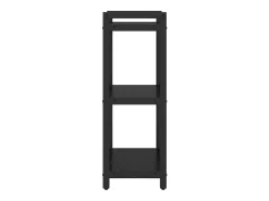 Estantería Roble negro 40 x 30 x 83 cm Madera contrachapada