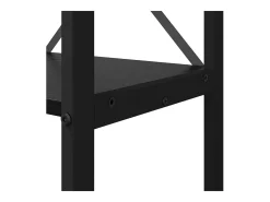 Estantería Roble negro 60 x 30 x 118 cm Madera contrachapada