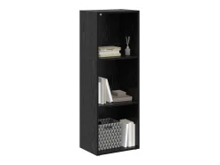 Estantería Roble negro 40 x 30 x 114 cm Madera contrachapada