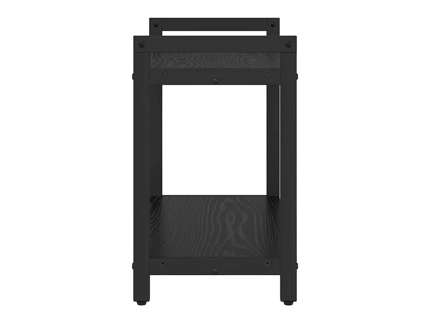 Estantería Roble negro 60 x 30 x 48.5 cm Madera contrachapada