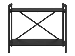 Estantería Roble negro 60 x 30 x 48.5 cm Madera contrachapada
