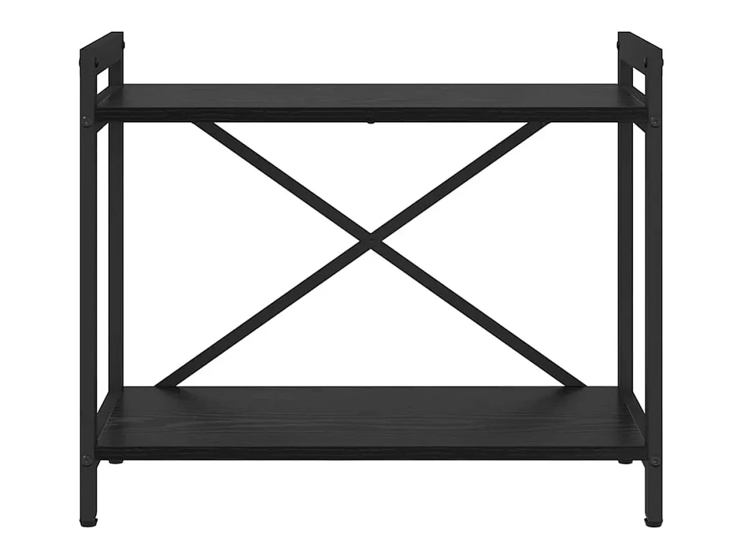 Estantería Roble negro 60 x 30 x 48.5 cm Madera contrachapada
