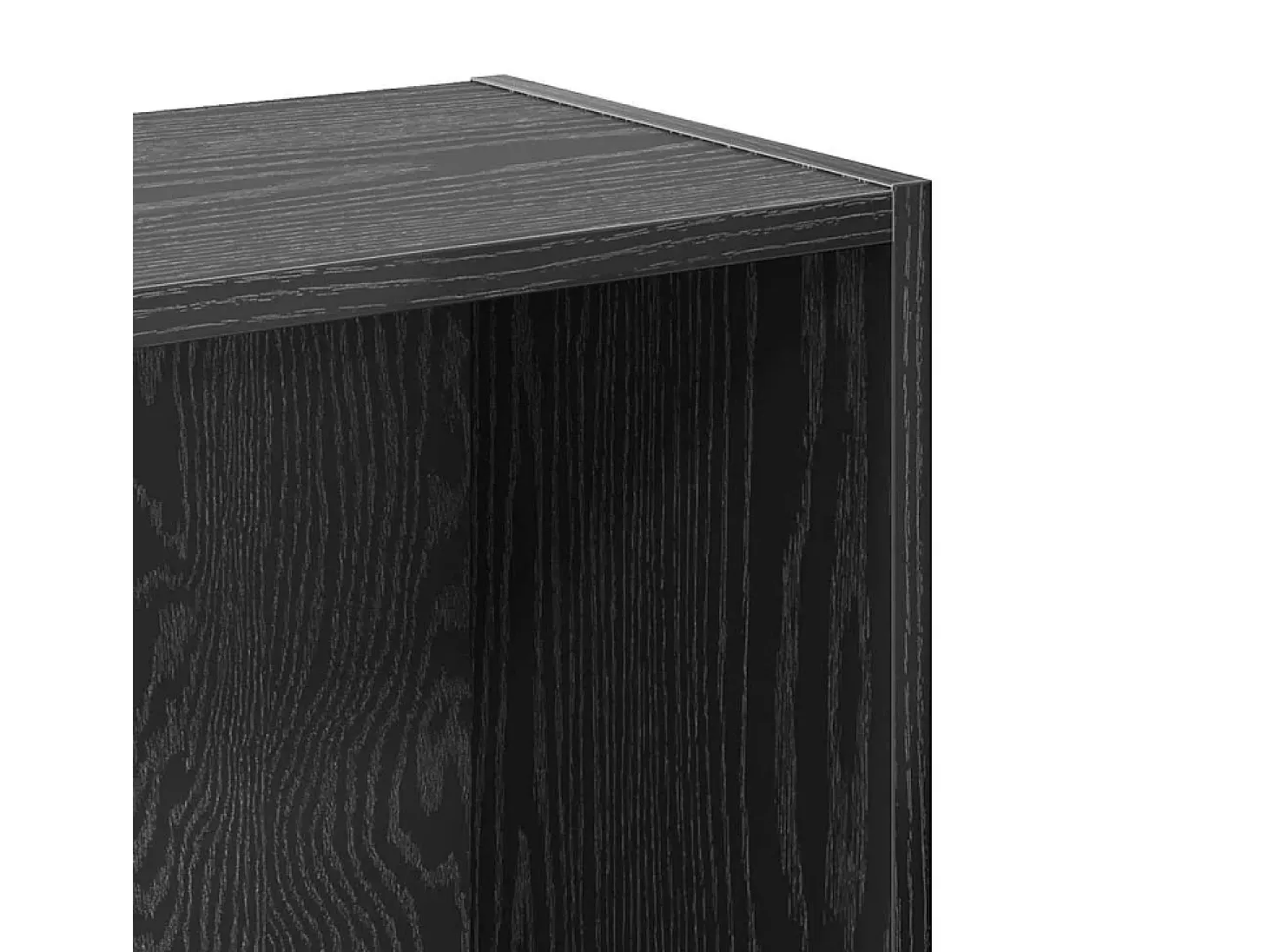 Estantería Roble negro 80 x 24 x 76 cm Madera contrachapada