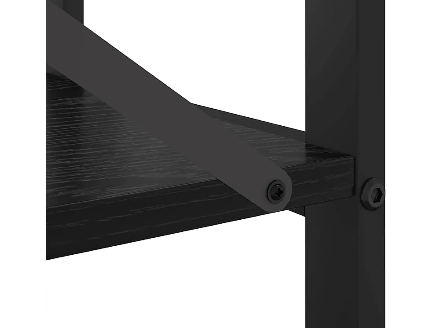 Estantería Roble negro 40 x 30 x 48.5 cm Madera contrachapada