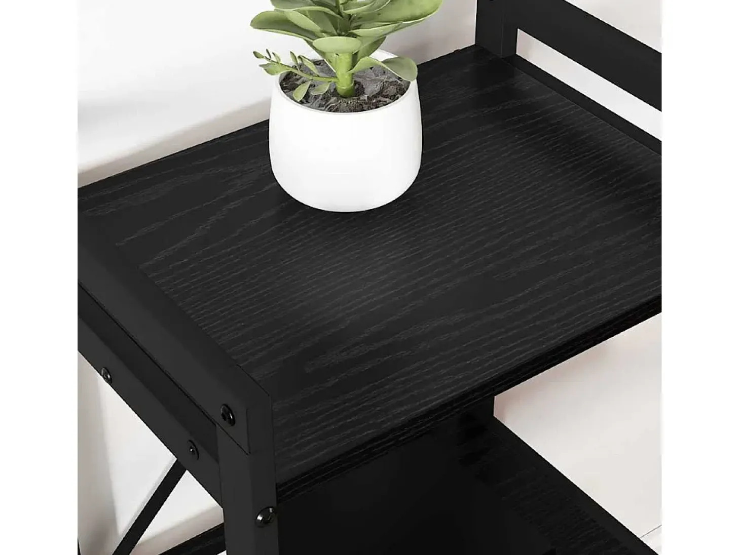 Estantería Roble negro 40 x 30 x 48.5 cm Madera contrachapada